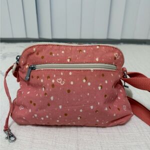 Kipling Stylish Pink Crossbody Bag